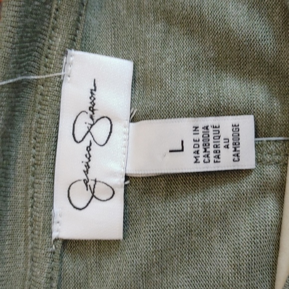 Jessica Simpson green straight dress size L - Picture 5 of 8